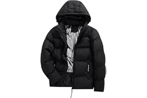 TONY BACKER by Y Chromosome - Giubbotto Uomo Impermeabile, Antivento, Antipioggia, Fodera Interna Che Mantiene Il Caldo, Giacca Uomo Invernale, Cappuccio Removibile