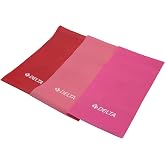 Delta 3 'l&uuml; Pilates Bandı Egzersiz Diren&ccedil; Lastiği,120 x 15 Cm