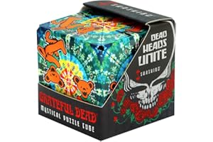 SHASHIBO Grateful Dead Shape Shifting Box - STEM Magnetic Fidget Cube That Transforms into Over 70 Shapes, Download Fun in Motion Toys Mobile App (Tancing Bears)
