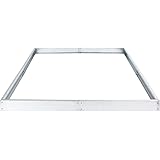 Zelsius Stahl Fundamentrahmen 311 x 189 x 10 cm | Passend Gewächshaus ASIN: B00LTQK1AI | Verzinktes Stahlfundament für Gewäch