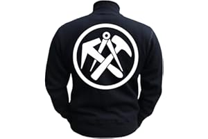 Spaß Kostet Herren Jacke Sweatjacke DER DACHDECKER - Zunftwappen Größe M bis 4XL