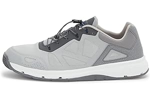 Gill Race Trainers - Gris - Transpirable - Unisex - Sistema de Drenaje de Agua de liberación rápida - Suela Que no Deja Marcas