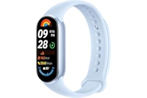 AUTO LABEL. FIRST CLASS DRIVER ACCESSORIES Mi Smart Band 9 - Pulsera de Actividad, autonomía de hasta 21 días, Pantalla AMOLED con tasa de refresco de 60 Hz, 5ATM, App Mi Fitness, Black (Versión ES)