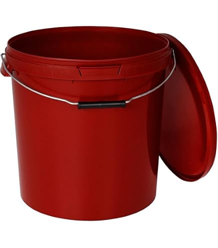10 Secchi In Plastica Con Coperchio – 500 Ml, Bianchi, In Polipropilene Per Alimentari E Hobby