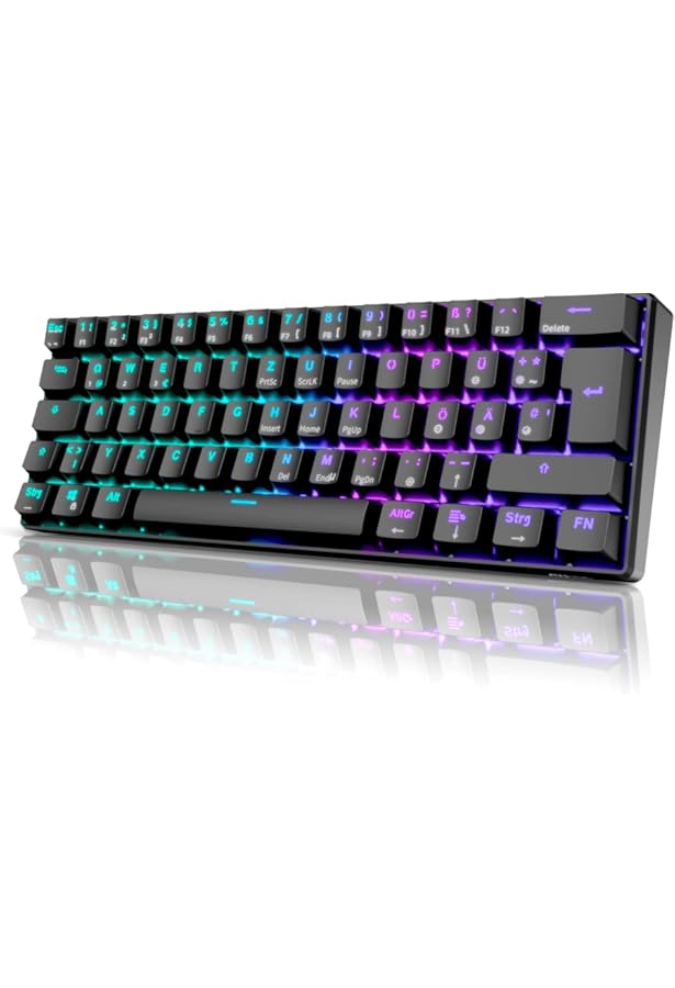 Ducky ONE 2 Mini Gaming Tastatur, RGB-LED Gaming Keyboard, Cherry 