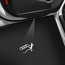 Original Audi LED-Einstiegsleuchten Ringe-Gecko-Logo