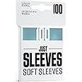 Gamegenic Just Sleeves Soft Sleeves | Pack of 100 Clear Card Game Sleeves for Standard Size Cards | Extra-High Clarity | Professional Protection for Up to 100 TCG Decks and Gaming Cards | Made