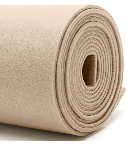 Viltrol van 30 cm x 250 cm x 3 mm polyester vilt voor doe-het-zelf
