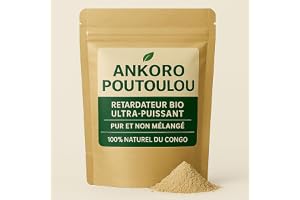 Ankoro, 100 % naturlig kongo bläckfisk. Afrodisiakum, premium självutlösare i superkraftfullt ekologiskt pulver (ren första kvalitet, inte blandad)