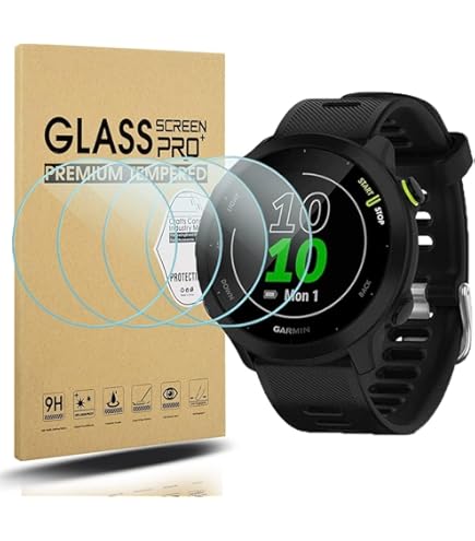 4er Pack Displayschutzfolie Für Garmin Forerunner 255/255 Music - 9H Gehärtetes Glas