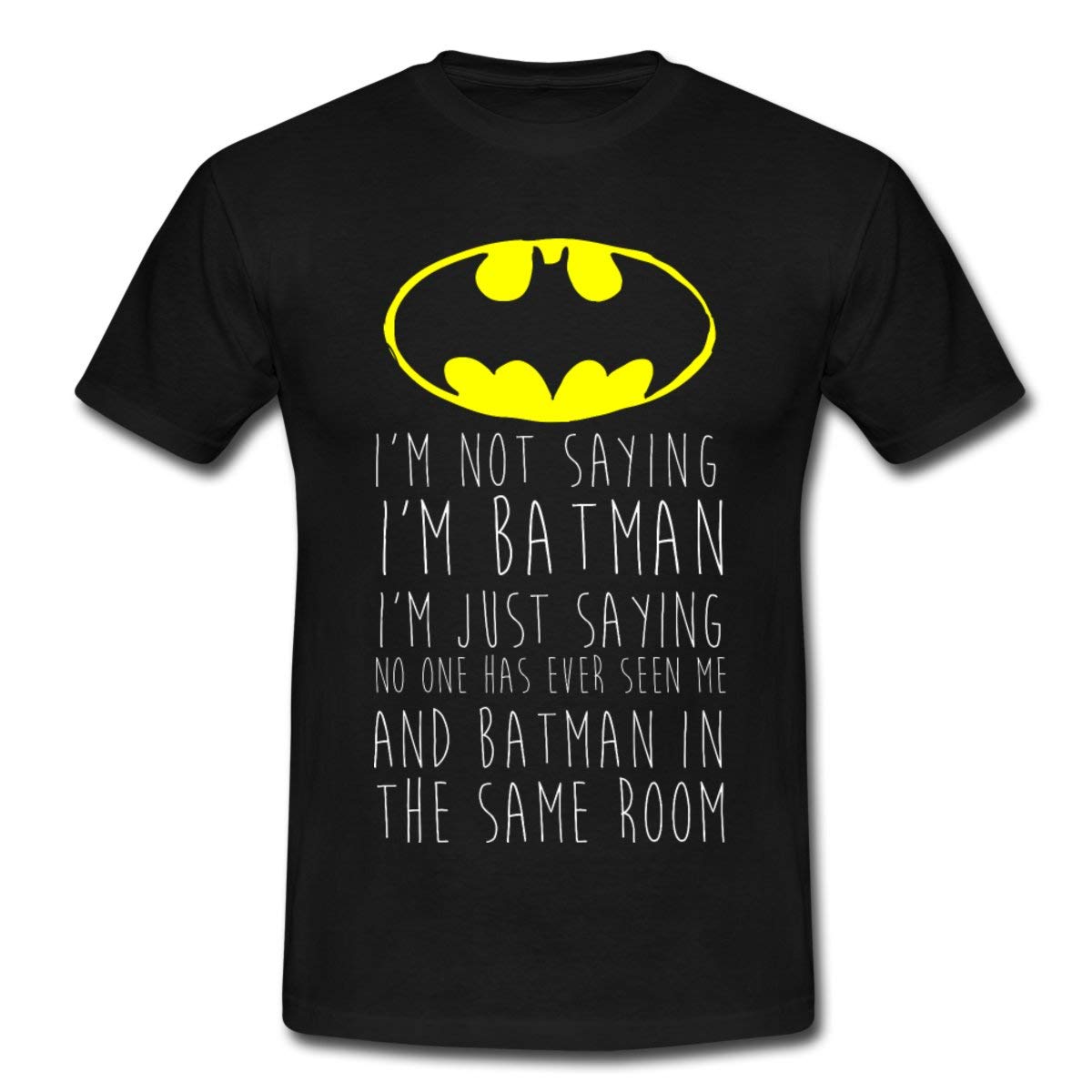 Spreadshirt-DC-Comics-Im-Batman-Lustiger-Spruch-Mnner-T-Shirt