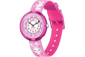 Flik Flak Mädchen Analog Quarz Uhr mit Kunststoff Armband FBNP143