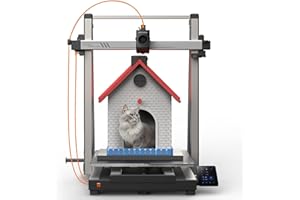 ANYCUBIC Kobra 3 MAX Impresora 3D, 420 * 420 * 500mm Gran Volumen de Construcción, 600mm/s Alta Velocidad, LeviQ 3.0 Nivelación Automática, Monitorización AI para Principiantes y Expertos