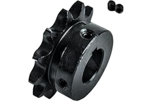 Jeremywell 40BS12H-3/4" Bore 12 Tooth B Type Sprocket for 40 Roller Chain