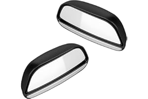Opaltool Rétroviseur D'Angle Mort Universel, Réglable à 360°, 2Pcs, Noir, Voiture, Camion, SUV, Camping-car, Fourgonnette
