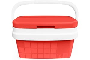 COM-FORT HOUSE - Nevera Portátil con Asa Rígida - Porta Alimentos para Camping, Playa, Acampada - Nevera Colores- Varias Capacidades