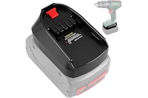 TPDL für Bosch 18V Batterie-Adapter, für Bosch 18V System Batterie BAT609 BAT610 BAT618 BAT619 arbeitet im für Bosch 18V PBA/PSB/PSR Werkzeug