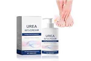 BYHSOEP Crema Urea 60%, Crema para Pies, Crema Pies Secos Agrietados, Reparación hidratante, para piel seca y agrietada (Blanco, 1)