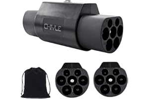 CHIYLE Type 2 to GBT EV Charger Adapter (32A 440V),Universal Compatibility & High-Speed Charging Electric Vehicle Charging Cable Adapter Easy Carry & Use, BYD Xpeng Jetour NIO FAW EV car accessories