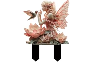 iSpchen Figurines de Fées Miniatures, Jardin Miniatures Fées Mini Figurine De Jardin Fées Ornements Jardin Extérieur Décor Statue de Fée Statue Accessoires pour Pot de Fleurs Décoration