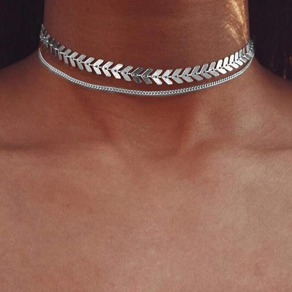 Collier Choker En Laiton - Ras Du Cou, Diamètre 13 Cm, Plaqué Or Ou Argent, Fermoir Réglable