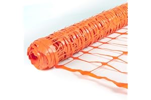 FERRETELIX® Rollo malla señalización naranja obras 1 mt. x 50 mts.