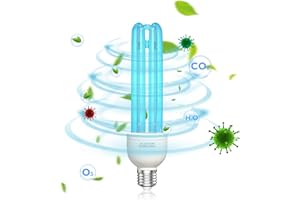 BrightArk LED 45W Ozone Desinfektion Lamp,E27 UV Desinfektion Lampe,Keimtötende Lampe mit Ozon Licht,Perfekt für Schule,Hotel,Krankenhaus,Laboratorien,Büro,Kantine,