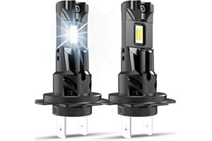 OUSHI H7 Halogen Lampe 20000LM, 500% Helligkeit 12V 6000K Xenon Weiß Halogen Glühbirne Abblendlicht Fernlicht Lampe, 2 Stück