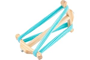BENECREAT Niddy Noddy, BurlyWood Strumento di Filatura In Legno per La Filatura Del Filato, Filato Filato A Mano, Strato, Creazione di Una Matassa, 200x160x20.5mm