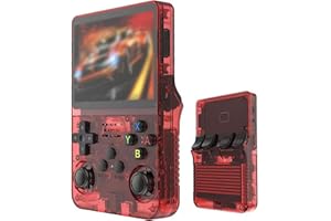 YUYQAQ 2024 Nuova console di gioco Keyboy R36S Retro Console di gioco portatile con 128G Built-in 20000+ giochi classici, sistema Linux open source Schermo IPS da 3,5 pollici Lettore video tascabile