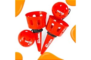 FORZA METIS Play Cup and Ball Game [1 or 4 Pcs] – Develop Hand Eye Coordination | 4 Vibrant Colour Options – Ideal for All Ages