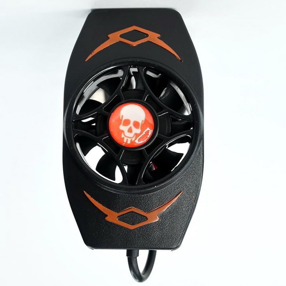 MobileZon X13 Phone Cooler Mobile Radiator Cooling USB Wired Fan for Gaming Vlog BGMI Pubg COD Freefire & Fortnite (Without Cooling Thermal Plate)