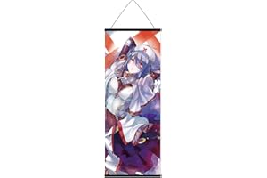 CosplayStudio Monster Girl Doctor Scroll Fabric | Kakemono 105 x 40 cm | Anime Wall Picture | Motif: Sapphire ite Neikes