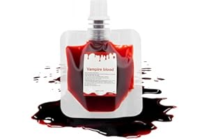 Alaoo Sztuczna krew na Halloween, 30 ml, zmywalna, dla karnawału, symulowane rany, film, teatr, psoty