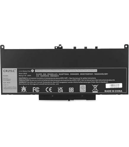 7cjrc Batería Original Dell Latitude E7470 / E7270 Negro