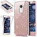 Produktbild Kompatibel mit Redmi Note 4X Hülle 360 Grads Glitzer Bling Glänzend Hülle Silikon Full Body Front + Back Durchsichtige TPU Bumper Schutzhülle Xiaomi Redmi Note 4X,Rose Gold