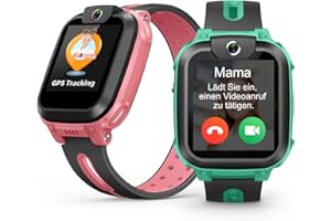 imoo Z1 Reloj Inteligente Niños, Reloj Inteligente para Niñas con Teléfono, Smartwatch Niños con Vídeo de Larga duración y Llamada Telefónica, IPX8 Resistente al Agua (Z1, Green)