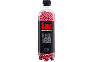 Heckler & Koch Premium Selection Airsoft Munition Flasche, Rot, One Size