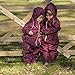 Hippychick Waterproof All-in-One Suit - Burgundy/Sand, 2-3 Years