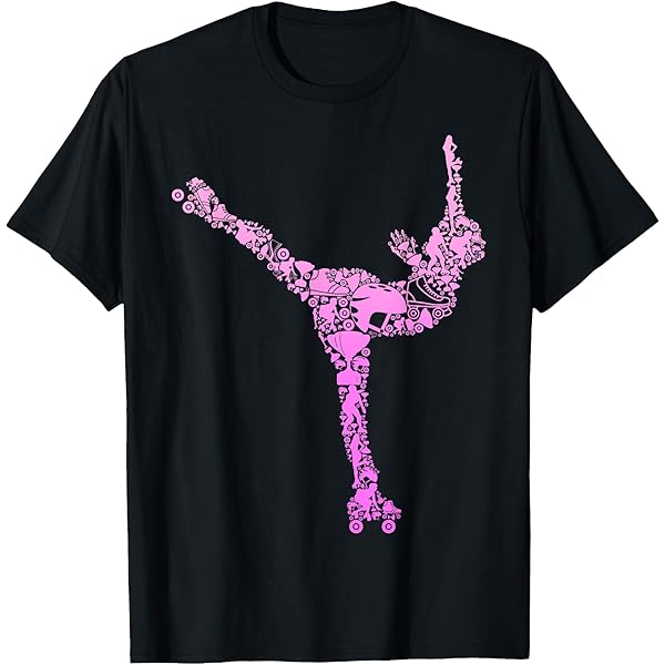 T-shirt Pattinaggio Ghiaccio Maglietta Pattinaggio Figura Ragazza