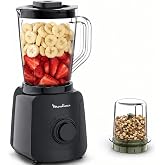 Moulinex Blendforce Essential, 450W Blender, 1.85L Jug | Smooth and homogeneous results, 4 stainless steel blades, 2 speeds +