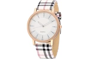 ACKSSI Wrist Watch for Women, Elegant Business Designed Quartz Analog Women's Watch with Leather Strap