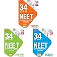 MTG 34 Years NEET Previous Year Solved Question Papers with NEET Chapterwise Topicwise Solutions - NEET 2022 Preparation Books, Set of 3 Books NTA Neet 34 Years Questions, Physics Chemistry Biology [Unknown Binding] [Product Bundle]