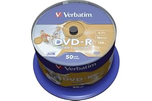 Verbatim 43533 DVD-R Skivor, Paket med 50