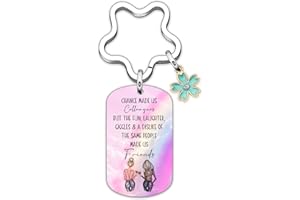 AWYUAN Colleague Gifts Coworker BFF Gift Perfect for Work Bestie Friend Leaving or Going Away Present for Women Chance Made Us Colleagues Keyring