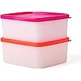 Tupperware Plastic Fridgemate Small, 400Ml (Set Of 2)