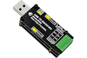 Jhoinrch USB-zu-RS485/RS422-Wandler-Adapter mit FT232RNL-Chip, Dreifachschutz, Multi-OS-Kompatibel