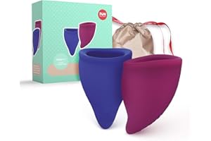 Fun Factory FUN CUP - Copa menstrual talla B silicona medica (incluye 2 copas, neceser e instrucciones) Made in Germany