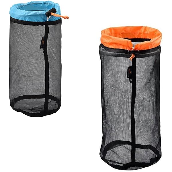 Tbest Ultralichte stoffen zakken, mesh, trekkoord, opbergtas Tbest Ultralichte stoffen zakken, mesh, trekkoord, opbergtas