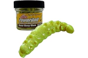 Appat Berkley Powerbait Honey Worms Garlic - Par 25